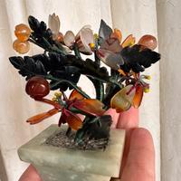 Alberello in giada e pietre dure