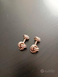 Gemelli doppio nodo Tiffany&Co in argento 925