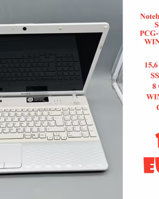 Notebook portatile Sony Vaio PCG-71C11M ssd window