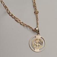 Medaglione ciondolo Inter Milano oro 18 k