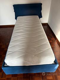 Letto singolo con cassettone