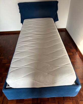 Letto singolo con cassettone