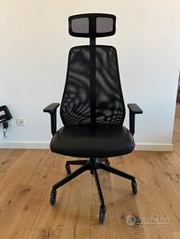 Sedia gaming ufficio Ikea completamente regolabile