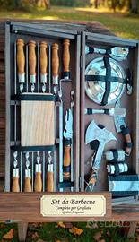 Set completo da barbecue. 