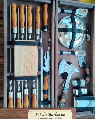Set completo da barbecue. 