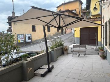 Ombrellone da esterno Fim con base