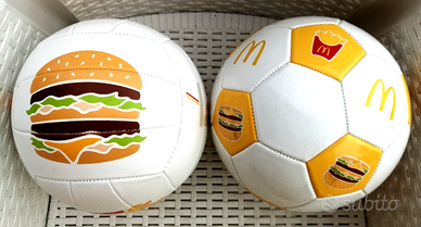Mc Donald's Palloni 1 calcio + 1 volley Gadget pan