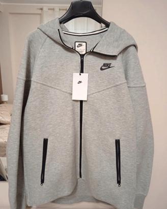 Felpa Nike Tech Fleece Donna Grigia Taglia M