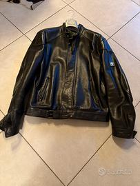 Giubotto di pelle Belstaff XL nero stile pilota
