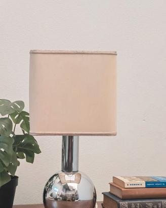 Elegante Lampada Vintage in Acciaio Cromato