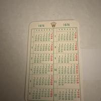 Calendario Rolex anni 76 rarissimo