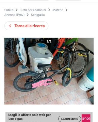Bici da bambino