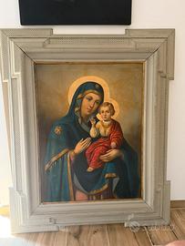 Dipinto Madonna con bambino
