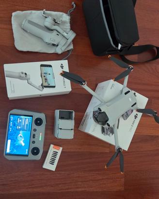 DJI mini 3 Pro More Combo  plus + Osmo Mobile 7