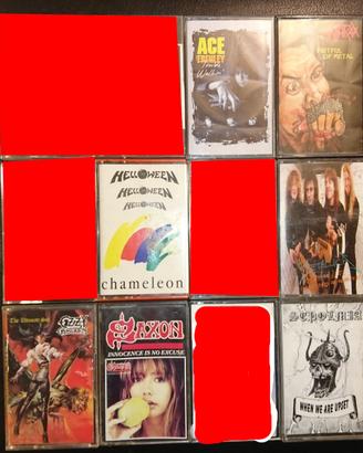 Musicassette cassette rock metal Lotto