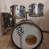 Batteria Ludwig Big Beat Chrome over wood del 1982