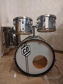 Batteria Ludwig Big Beat Chrome over wood del 1982