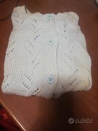 cardigan in cotone tg 48 united colors of benetton