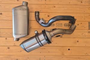 kit evo ktm duke 690 powerparts akrapovic