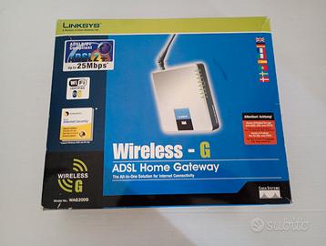 Modem Router Linksys Cisco WAG200G Wireless-G Adsl
