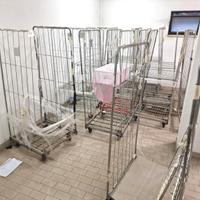 roll container per trasporto prodotti usati