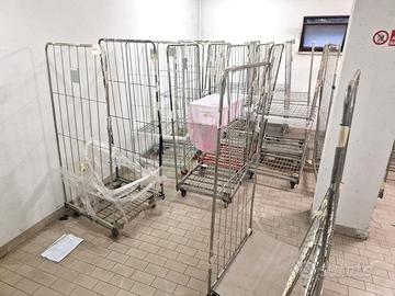 roll container per trasporto prodotti usati
