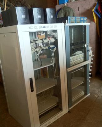 Cablaggi Rack + Switch Cisco