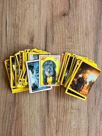 Lotto 120 figurine sticker Jurassic Park no doppie