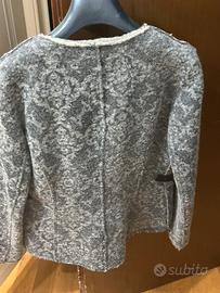 Giacca lana cotta grigia