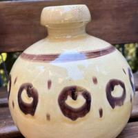 Vaso in ceramica giallo
