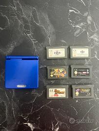 Game boy Advanced SP + 6 giochi