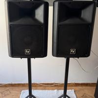 Casse EV 300W + Amplificatore