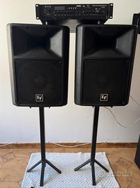 Casse EV 300W + Amplificatore