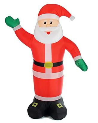 babbo natale gonfiabile