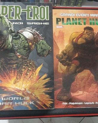 Planet Hulk + World War Hulk Lotto 2 Volumi Panini