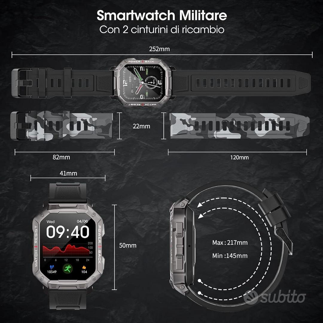 Smartwatch uomo militare - Abbigliamento e Accessori In vendita a Prato