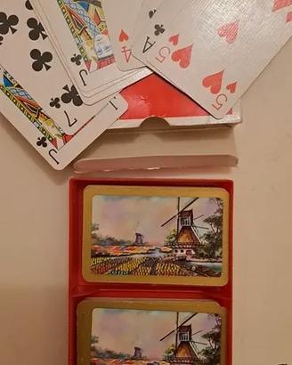 Doppio mazzo carte Dal Negro vintage - Bordi Oro -