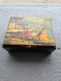 cassetta legno vintage