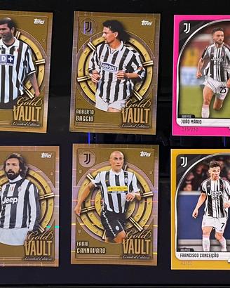 Lotto Carte Juventus Topps