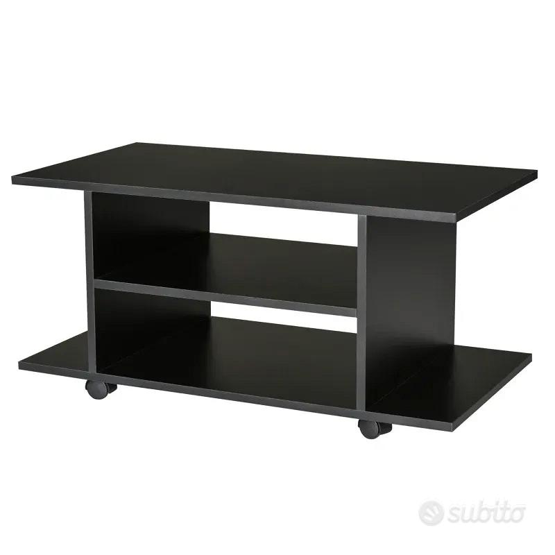 Mobile Tv Alto,Mobile Tv Bassomobile Porta Tv Bianco 100x35x55 Cm In Legno Multistratoadatto Per L'Uso Sotto Il Televisore, In Soggiorno, In Camera Da Letto