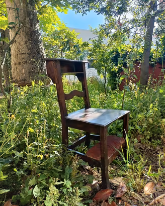Sedia-Inginocchiatoio di Legno 