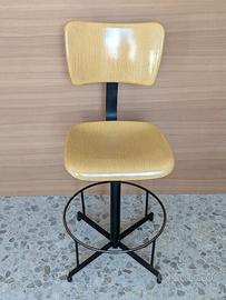 Sedia da scrivania anni 70 di design