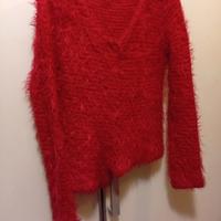 golfino peloso rosso