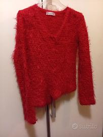 golfino peloso rosso