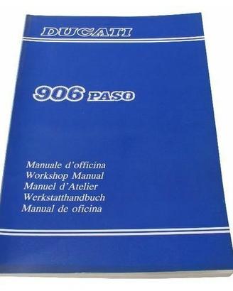 Manuale officina prima edizione Ducati 906 Paso