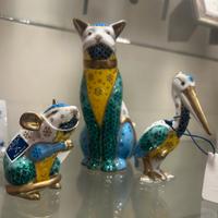 Statuine  animali porcellana Paris Royal