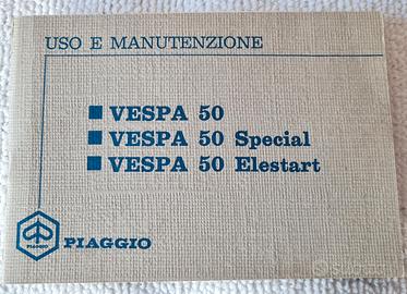 Libretto Vespa 50 special manutenzione 1edizione