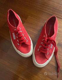 Superga rosse hot sale