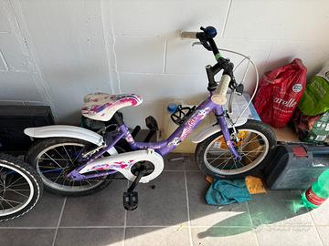 Bici da bimba adatta dai 4 anni sino ai 6-7 anni