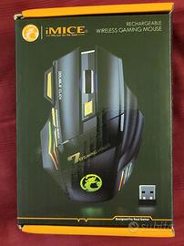 Mouse da GAMING per PC Wireless ricaricabile